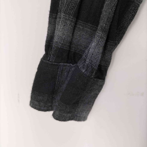 ジョージ GEORGE コットンレーヨン オンブレ フランネル BDシャツ メンズ import:M